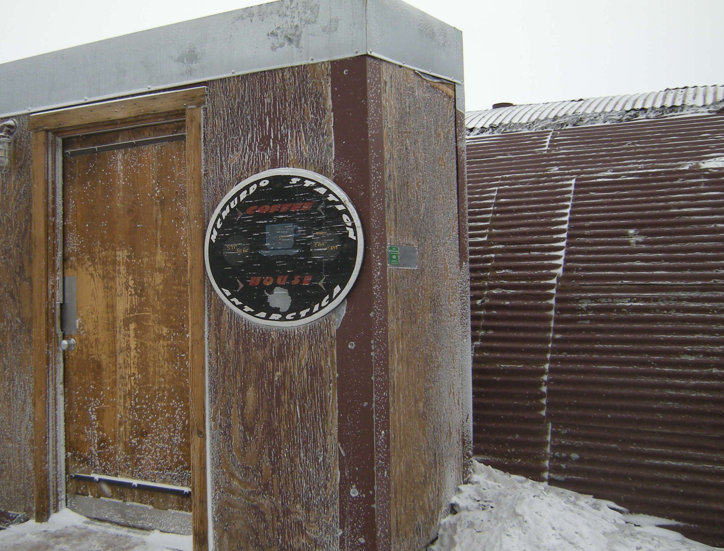 The only espresso in town: the McMurdo Coffee House